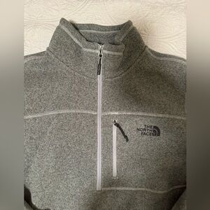 Half zip grey north face